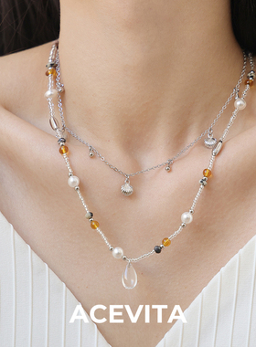 法式原创小众串珠项链ACEVITA