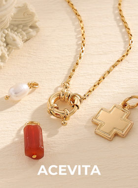 法式时尚气质项链真珍珠