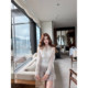 SourceWithU100 ຝ້າຍ cardigan suspender ຊຸດ