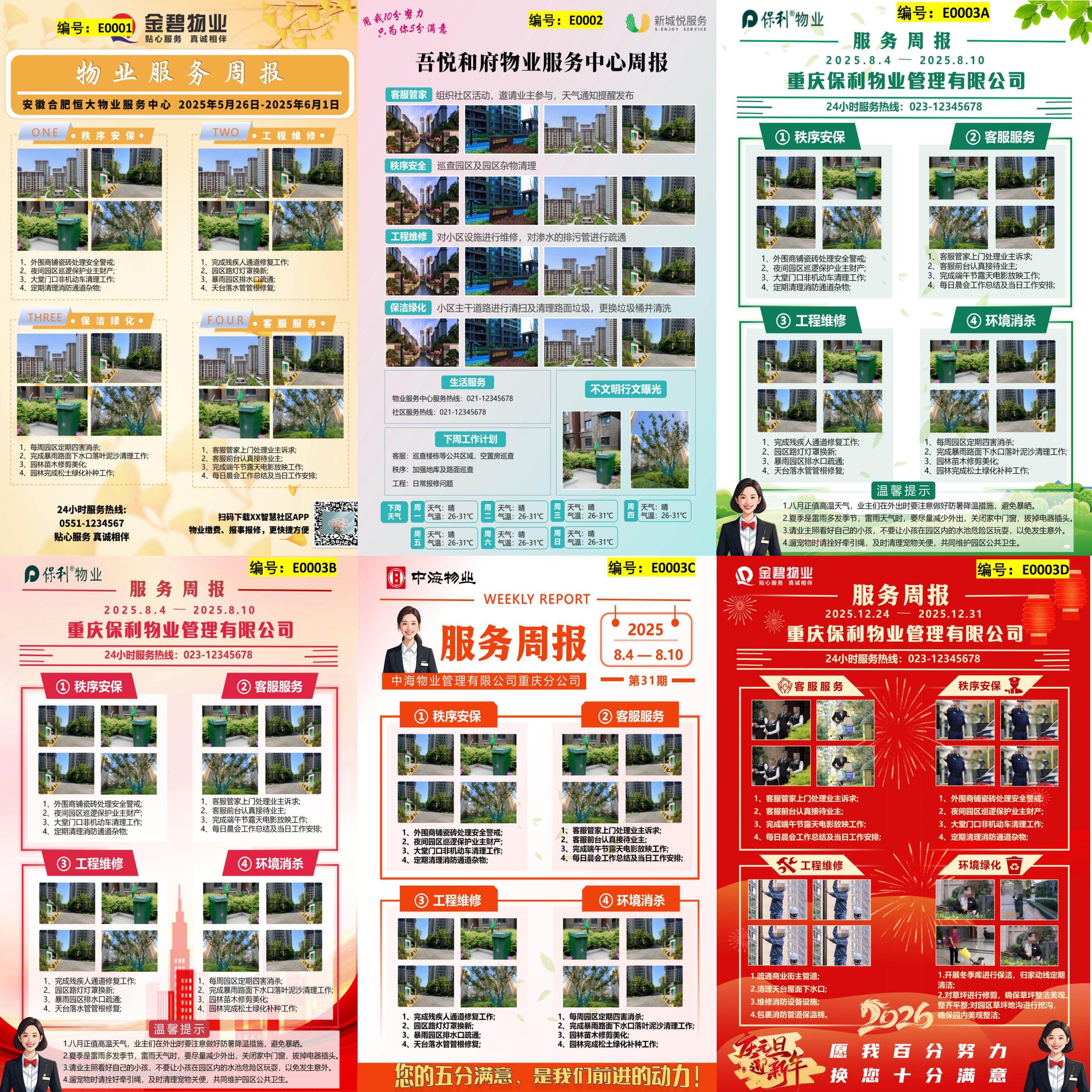 物业公司物业服务周报月报海报PPT物业周报模板物业服务宣传PPT,淘宝优惠券,粉丝福利购,淘宝优惠卷