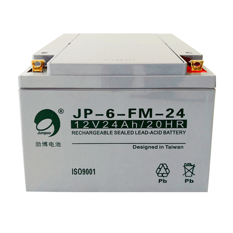 劲博JP-HSE-24-12蓄电池12V24Ah电瓶消防主机JP-6-FM-24控制柜 - 图2