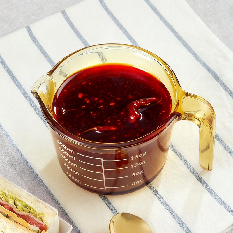 玻璃牛奶杯带刻度量杯耐高温可微波家用儿童早餐杯烘焙打蛋杯,淘宝优惠券,粉丝福利购,淘宝优惠卷