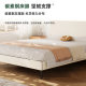 Creamy style solid wood bed 1.8 meters double bed