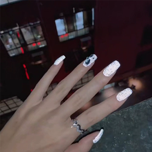 Блестки для ногтей, лак для ногтей для маникюра для ногтей, популярно в интернете, коллекция 2023