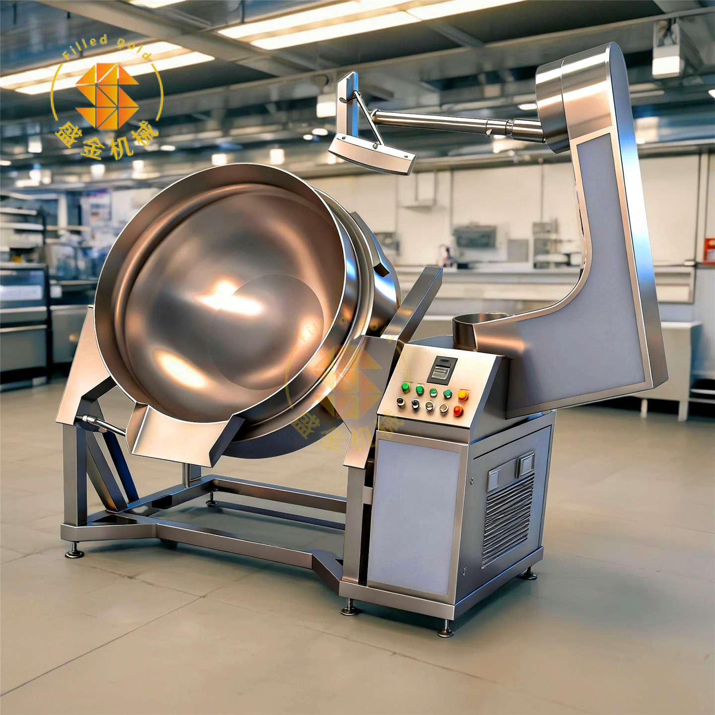 商用火锅底料底料炒料机全自动电磁油茶面粉搅拌炒锅炒肉馅熬酱机,淘宝优惠券,粉丝福利购,淘宝优惠卷