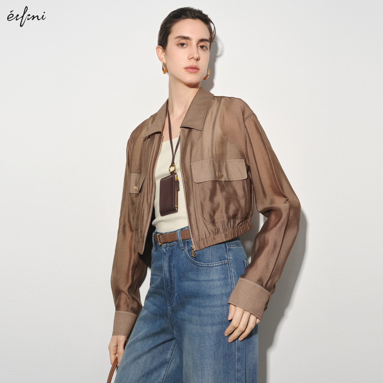 【商场同款】伊芙丽短外套1G3210111,淘宝优惠券,粉丝福利购,淘宝优惠卷