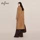 Evely outlets store sheep wool woolen coat autumn and winter long coat for women