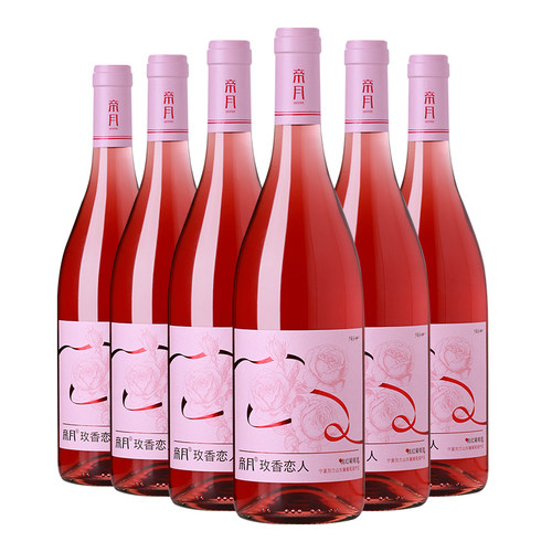 帝月玫香恋人桃红葡萄酒12度半甜型红酒低度微醺官方正品旗舰店 - 图3