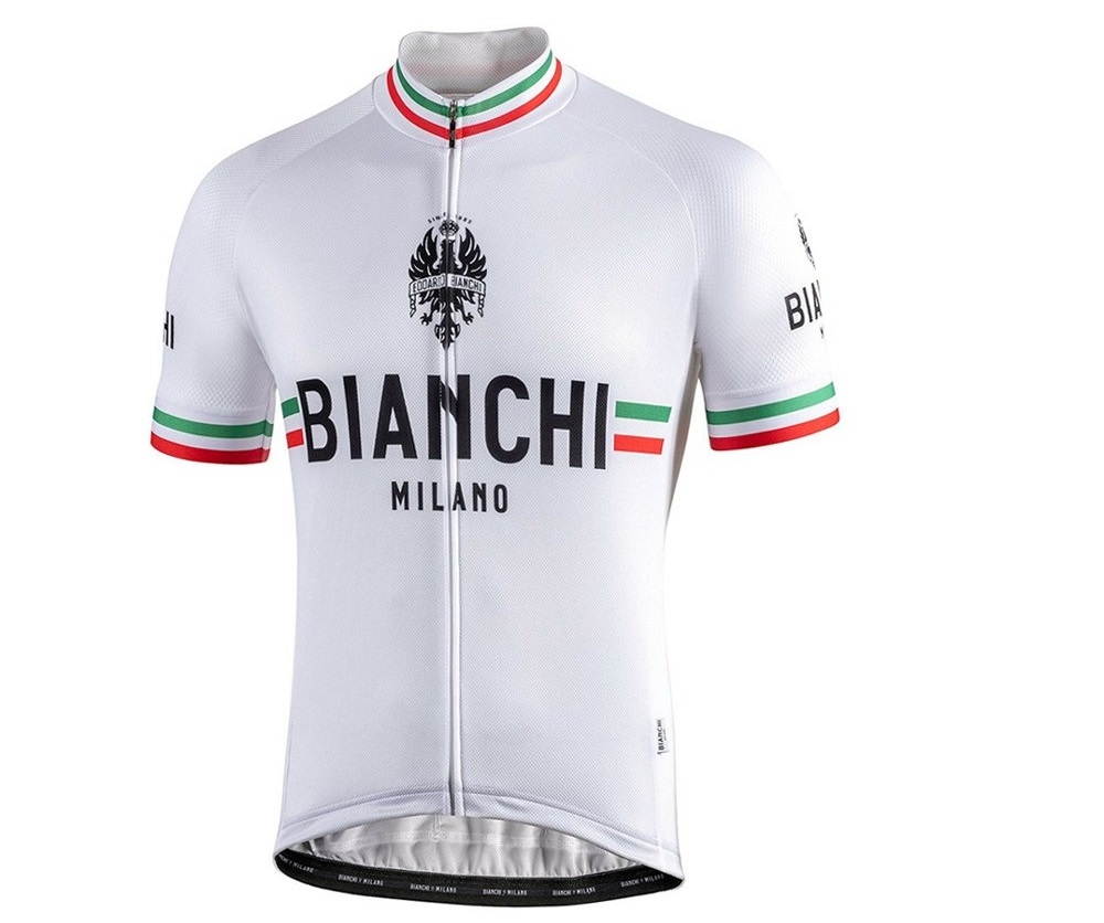 促销2021Bianchi 夏季骑行服女款短袖上衣公路车9D坐垫骑行短裤男 - 图0