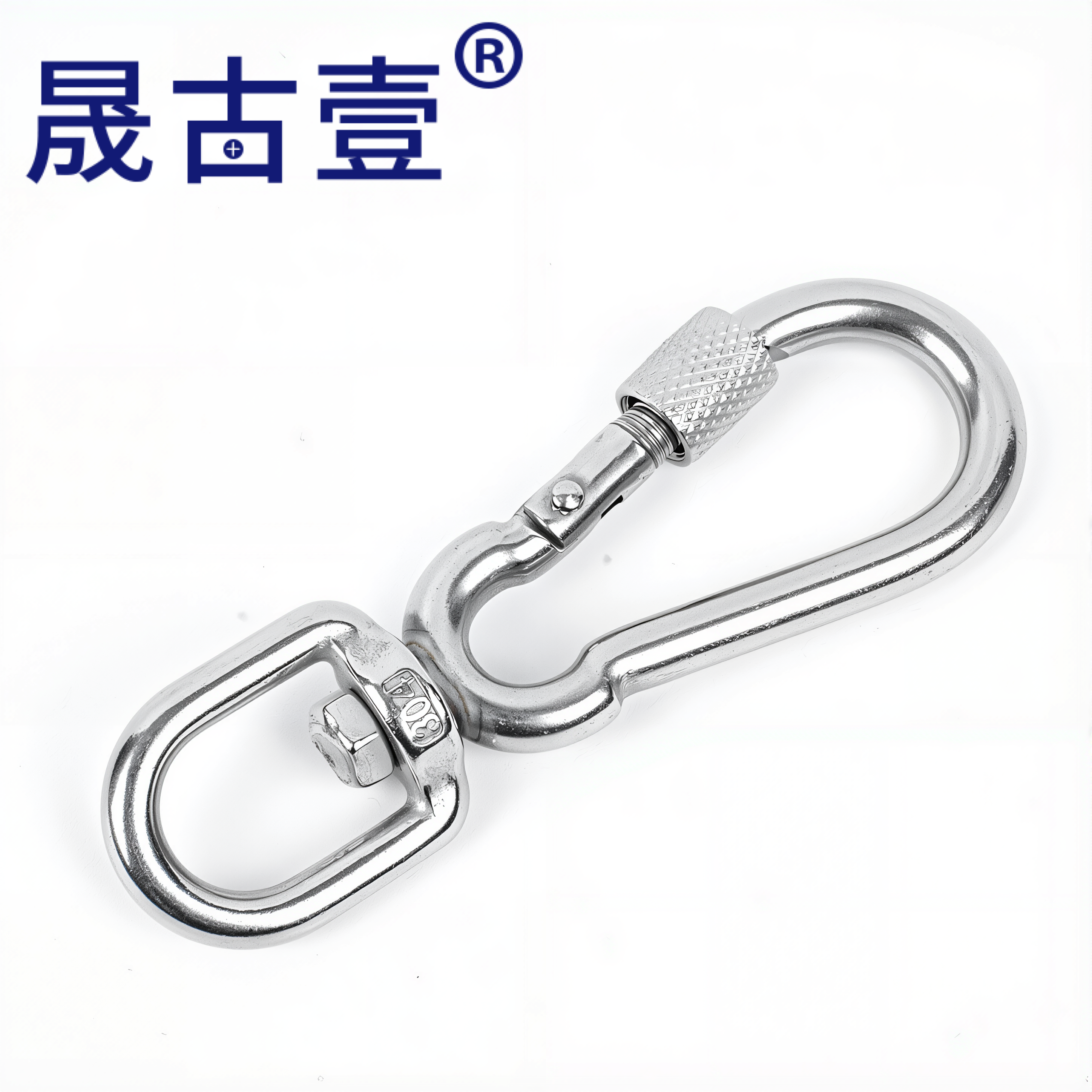 304不锈钢宠物牵引绳扣万向扣子螺母安全扣保险挂钩连接扣登山扣,淘宝优惠券,粉丝福利购,淘宝优惠卷
