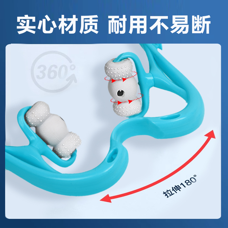 颈椎按摩器脖子肩颈神器手动颈背腰部多功能揉捏夹疏通仪家用正品 - 图3