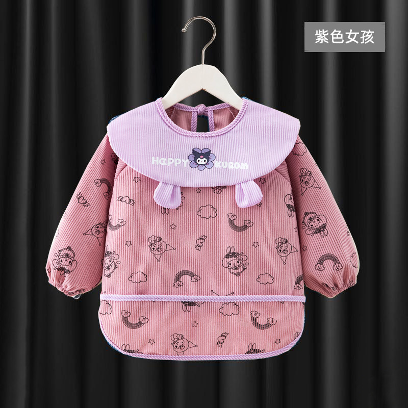 儿童反穿罩衣防水防脏男女宝宝吃饭围兜小孩画画围裙秋冬外套护衣,淘宝优惠券,粉丝福利购,淘宝优惠卷