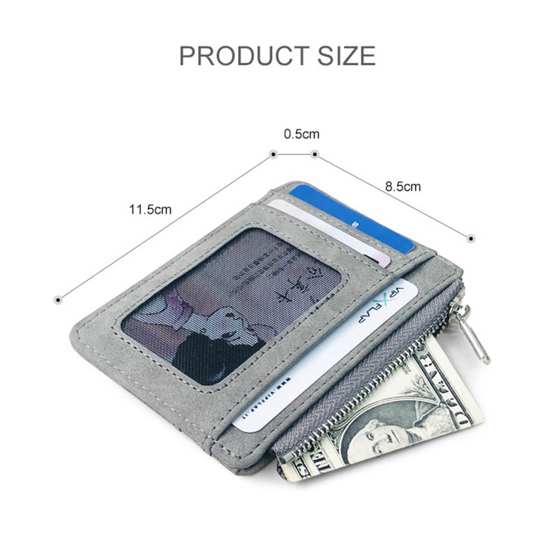 dit Card Holder Slim Man's Purse For Bank Cards ID Card Case - 图2