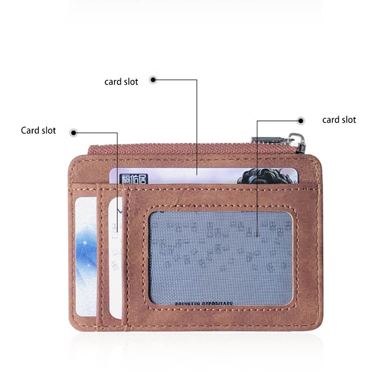 dit Card Holder Slim Man's Purse For Bank Cards ID Card Case - 图1