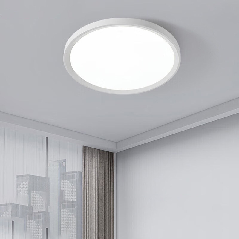 雷士照明led节能阳台卧室走廊过道书房灯圆形现代简约三防吸顶灯,淘宝优惠券,粉丝福利购,淘宝优惠卷