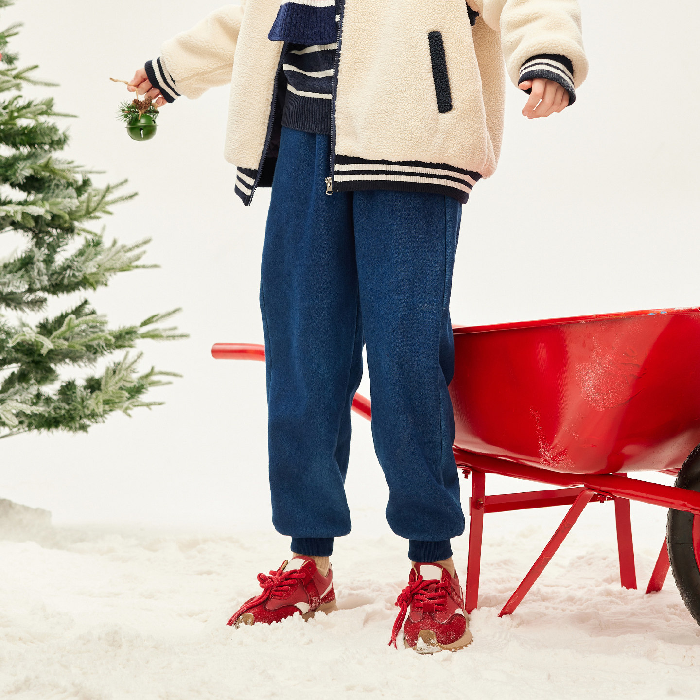 NAUTICA/诺帝卡童装 男女童束脚裤加绒长裤春秋季儿童美式复古,淘宝优惠券,粉丝福利购,淘宝优惠卷