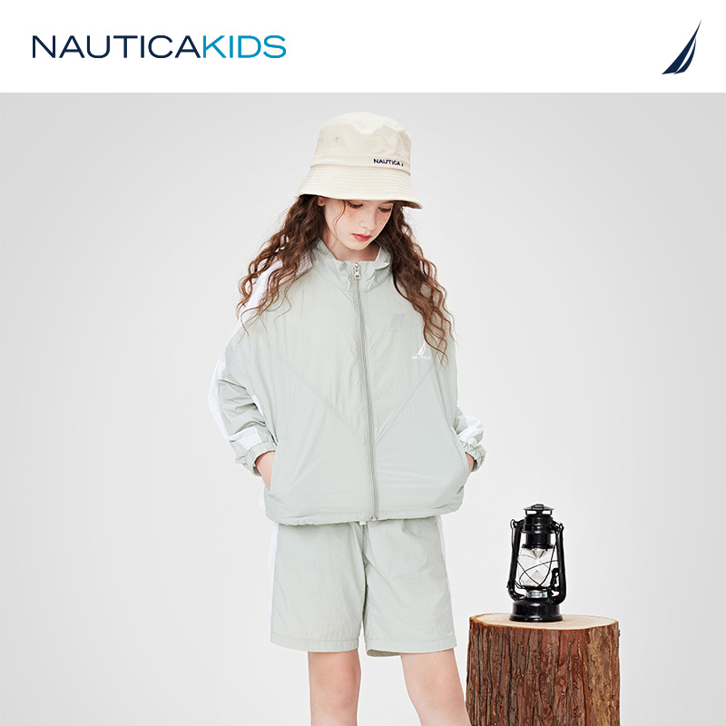 【2024夏季】NAUTICA童装 男童女童运动儿童运动防晒训练服套装