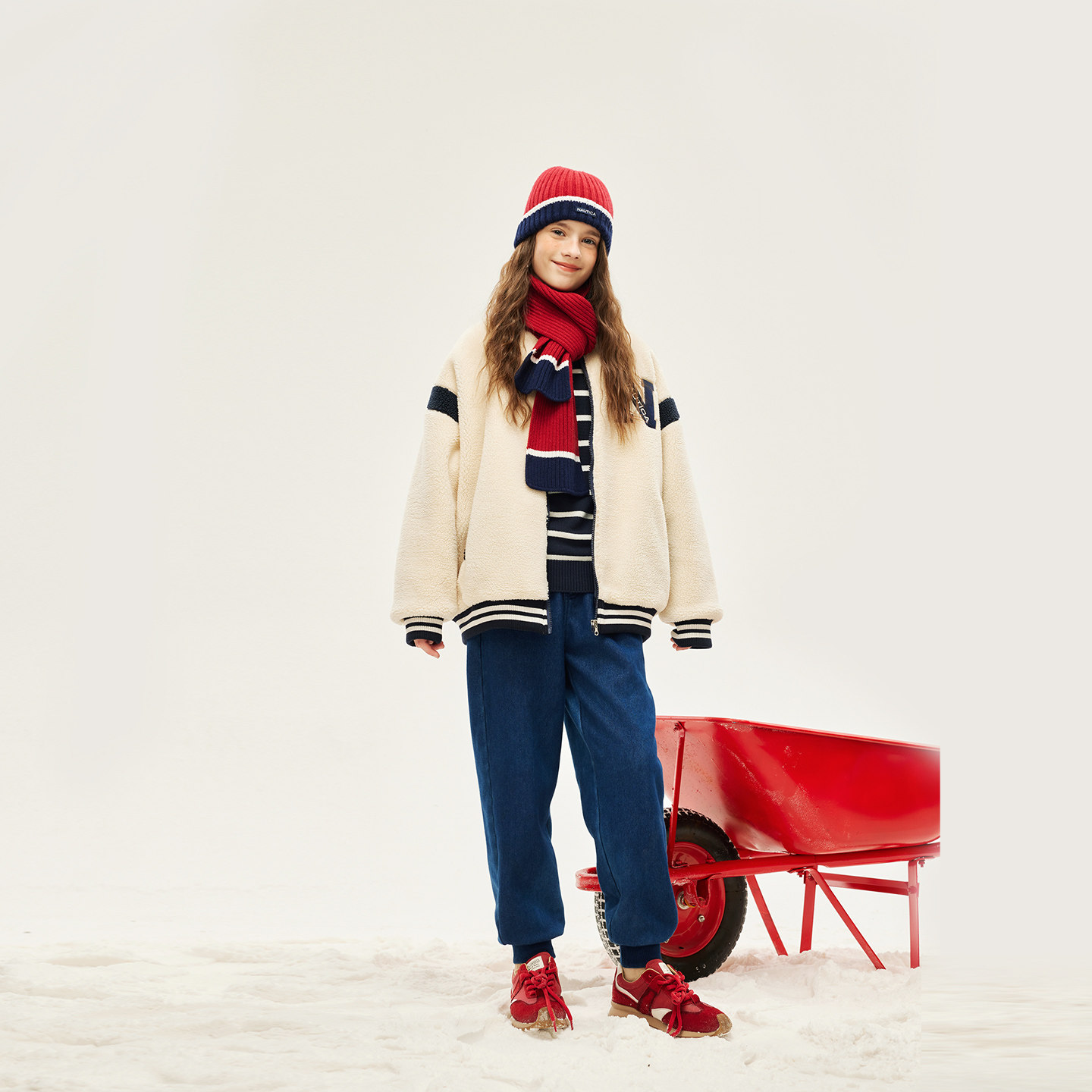 NAUTICA/诺帝卡童装 男女童束脚裤加绒长裤春秋季儿童美式复古,淘宝优惠券,粉丝福利购,淘宝优惠卷