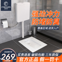 Farnsa squatting toilet squatting pit-style water tank complete with domestic toilet squat toilet squatting toilet stool toilet