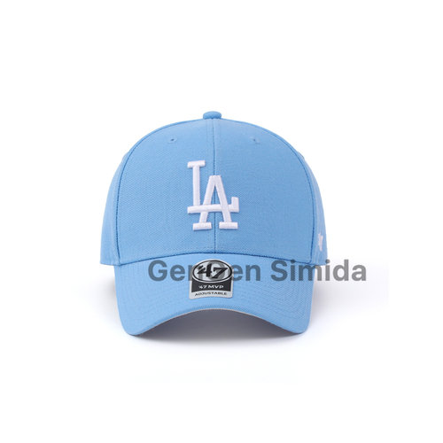 47brand MVP 硬顶蒂芙尼蓝白标LA棒球帽休闲美式复古遮阳户外鸭舌 - 图1