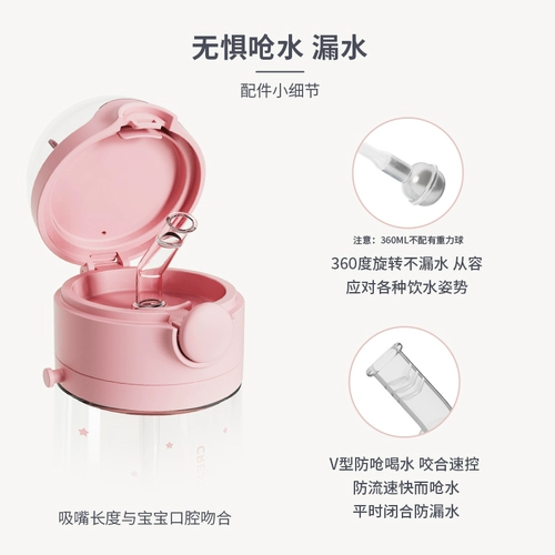 Детский летний безопасный стакан со стаканом для мальчиков и девочек