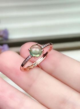 新款纯银戒指空托圆形节日