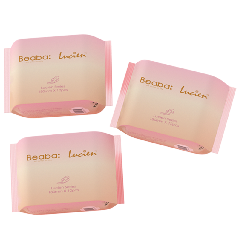 碧芭云霓超薄姨妈巾带护翼小卫生巾 云霓卫生巾