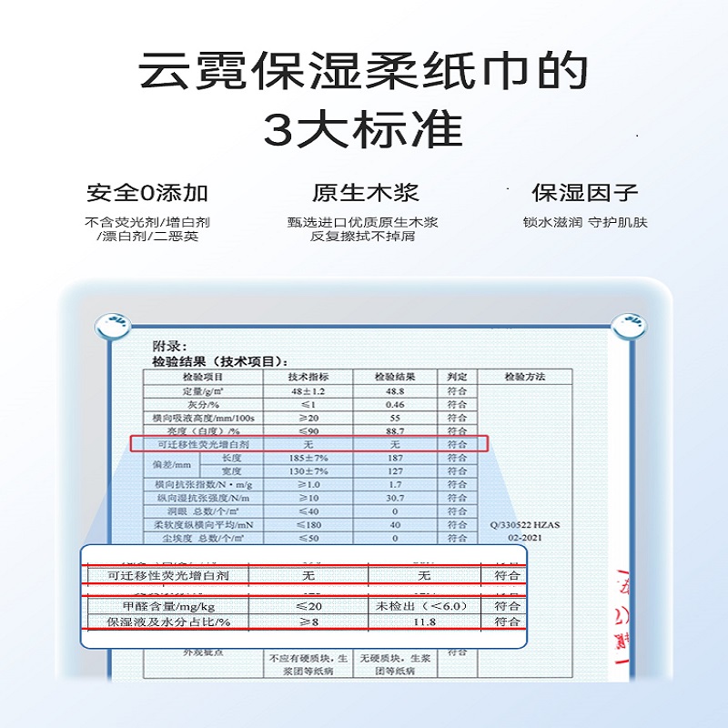 碧芭宝贝云霓保湿柔纸巾婴儿宝宝擦鼻子专用乳霜纸云柔巾40抽 - 图2