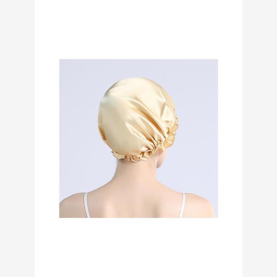Large 100 Silk Sleeping Cap For Women Hair Bonnets Head Cove - 图3