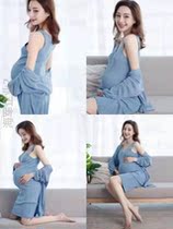 Pregnant woman Photographic clothing Meritocracy Slim Fit Pregnant pregnant woman Photograph Photographic Photographic Write-up Real Clothing Big Belly Mommy Photos