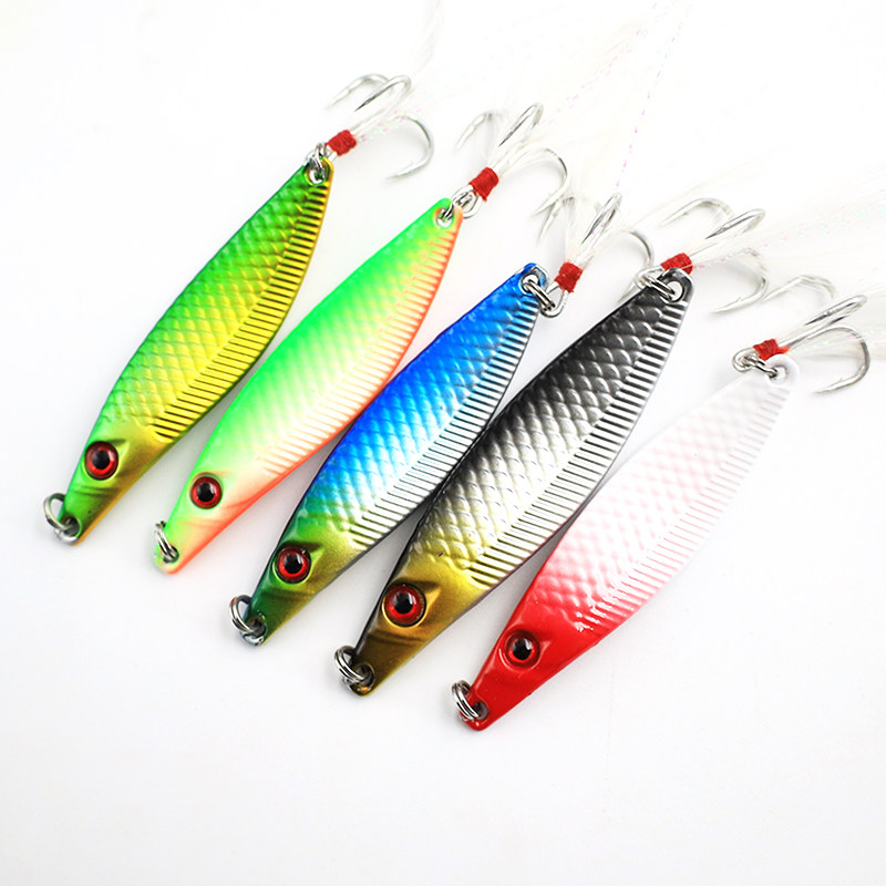 风鲨铁板路亚假饵S型飘落铁板亮片路亚饵远投淡水翘嘴鲈鱼专用饵,淘宝优惠券,粉丝福利购,淘宝优惠卷