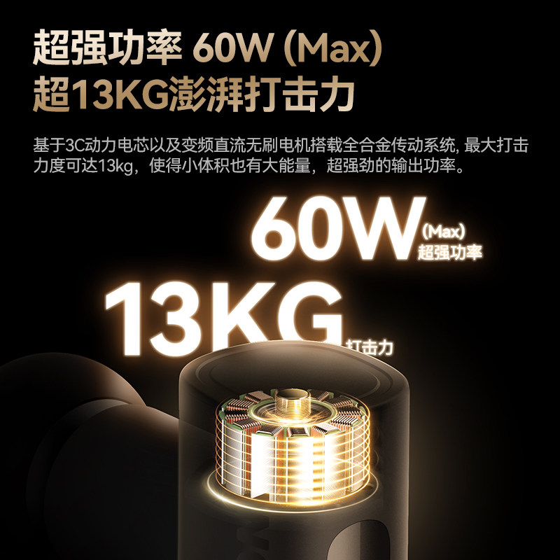 沃乐wolonow迷你筋膜枪肌肉按摩器按摩仪颈膜枪女生情人节礼物