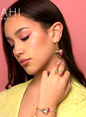 SAHI情人之眼不对称心形戒指