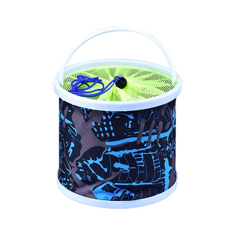 折叠打水桶钓鱼装鱼桶便携式活鱼桶带绳多功能钓鱼桶鱼具用品大全,淘宝优惠券,粉丝福利购,淘宝优惠卷