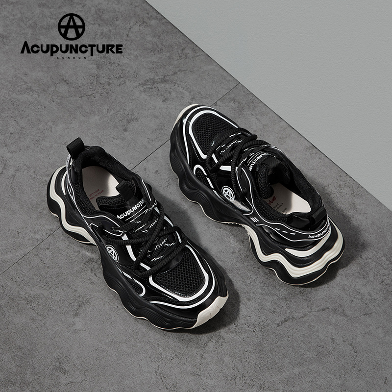 ACUPUNCTURE/爱克佩特圈A新款原创个性潮鞋运动老爹鞋厚底休闲男 - 图1