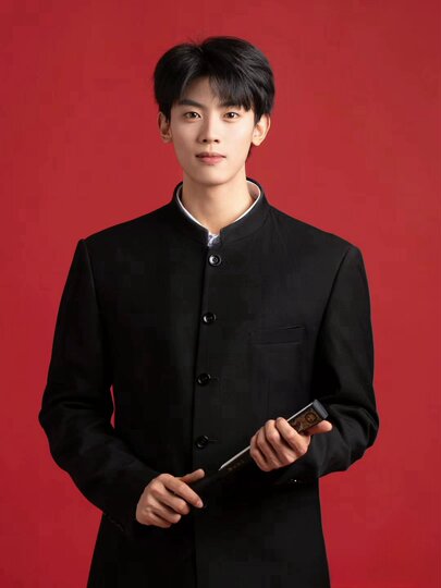 New Chinese style Zhongshan national trend high-end shoulder pad jacket