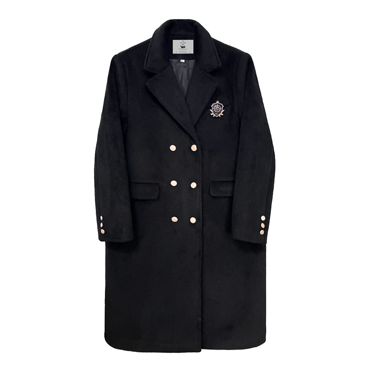 阿车家的大码jk原创中长款学院风双排扣大衣女秋冬胖mm毛呢外套,淘宝优惠券,粉丝福利购,淘宝优惠卷