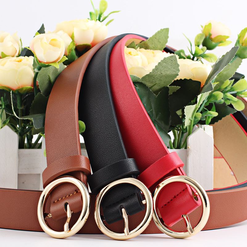 Stylish women's belts casual ladies leather waist belt - 图2