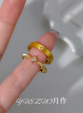 小众设计食指戒轻奢高级感