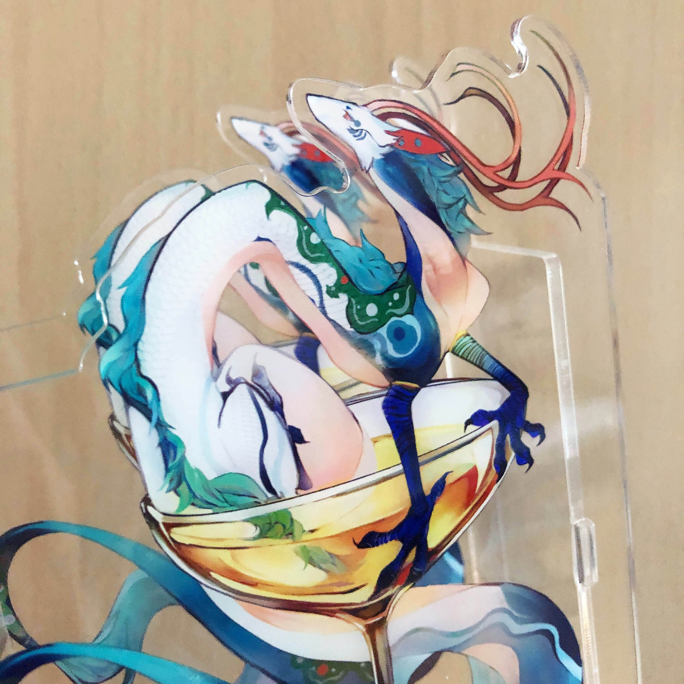 龙舌兰笔筒龙年学生桌面收纳办公室收纳盒透明亚克力国风创意礼物,淘宝优惠券,粉丝福利购,淘宝优惠卷