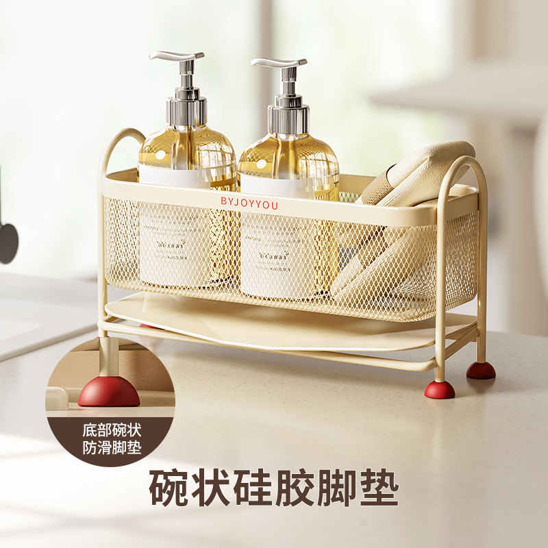 厨房水槽置物架台面洗碗海绵钢丝球抹布沥水架浴室水池边收纳架,淘宝优惠券,粉丝福利购,淘宝优惠卷
