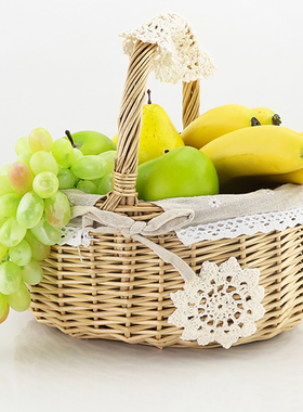 样板间厨房摆件组合果篮仿真水果