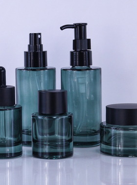 化妆桌摆件滴管喷雾乳液玻璃空瓶