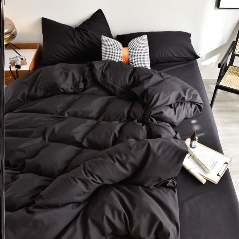 4pc bedsheet set bed sheet quilt blanket duvet cover sets 1 - 图1