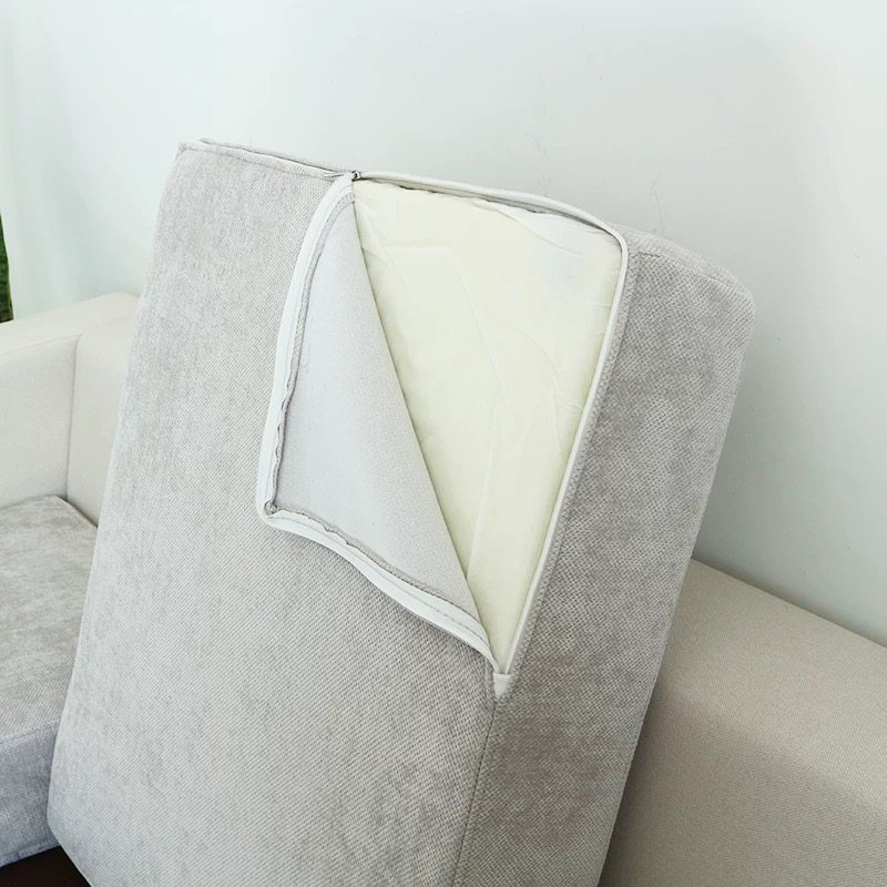 全包拉链款沙发套翻新布艺靠垫套罩雪尼尔加厚棉麻材质坐垫套定制,淘宝优惠券,粉丝福利购,淘宝优惠卷