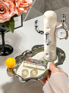 创意仙人掌钥匙收纳摆件