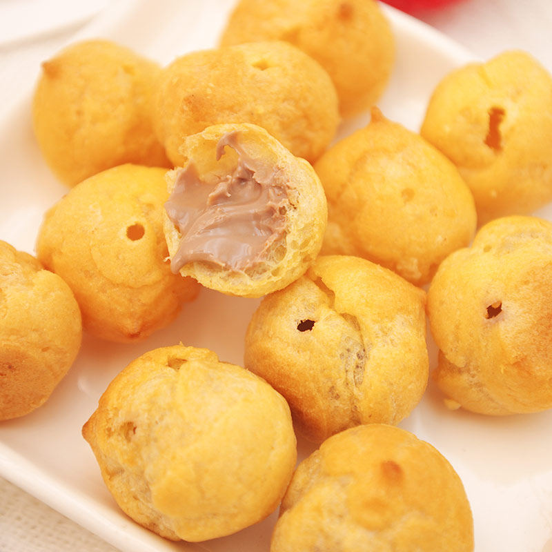 麦米米爆浆泡芙咸蛋黄芝士味乳酪酸奶味开袋即食独立包装休闲零食,淘宝优惠券,粉丝福利购,淘宝优惠卷