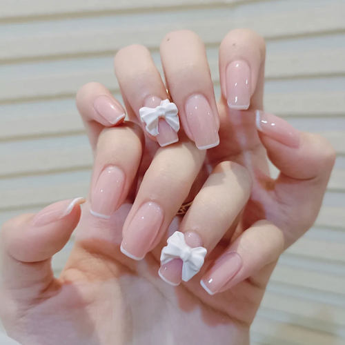 1 Box Mixed Nail Art Bow-Knot Bears 3D Nail Design Creative - 图1