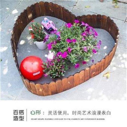 饰坛勋腐木栅j栏围q户花外花园庭花院园艺装栏室内阳台插实木 鸵鸟暴龙的小店 淘优券