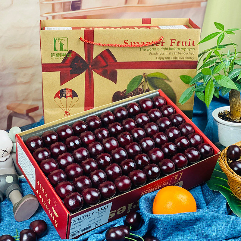 智利黑车厘子2斤4J礼盒装特大果精选桑提娜新鲜水果大樱桃送礼,淘宝优惠券,粉丝福利购,淘宝优惠卷
